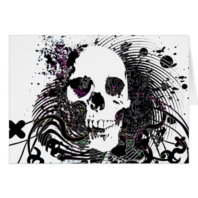 skullz。まっすぐねじれた矢印。 (正面横)