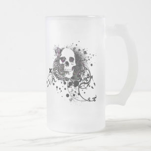 skullz。まっすぐねじれた矢印。 フロストグラスビールジョッキ