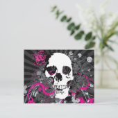 skullz。まっすぐねじれた矢印。 ポストカード (スタンド正面)