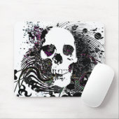 skullz。まっすぐねじれた矢印。 マウスパッド (マウス)