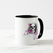 skullz。まっすぐねじれた矢印。 マグカップ (正面右)