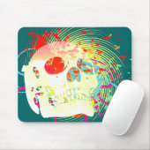skullz。上向きねじれた矢印。 マウスパッド (マウス)