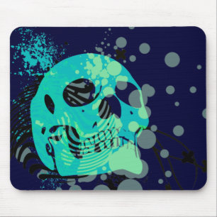skullz。 泡との上 マウスパッド