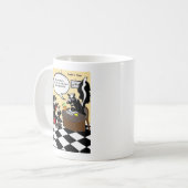 Skunk学のディスコおもしろいード・ギフト コーヒーマグカップ (正面左)