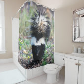 Skunk白黒 シャワーカーテン (インサイチュ)