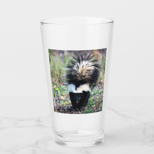 Skunk白黒 タンブラーグラス (正面)