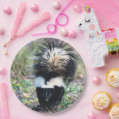 Skunk白黒 ペーパープレート (パーティー)