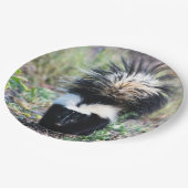 Skunk白黒 ペーパープレート (アングル)