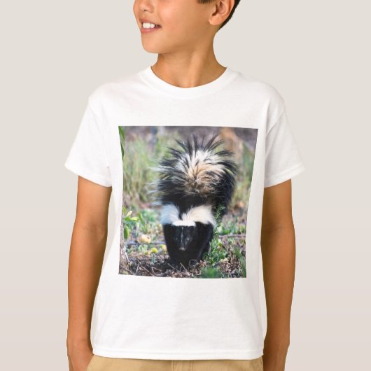 Skunk白黒 Tシャツ (正面)