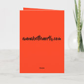 Skunk Halloween party in a soda shoppe シーズンカード (裏面)