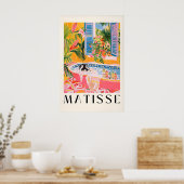 Skunk in Bathtub Art Print Mid-Century Pink ポスター (キッチン)