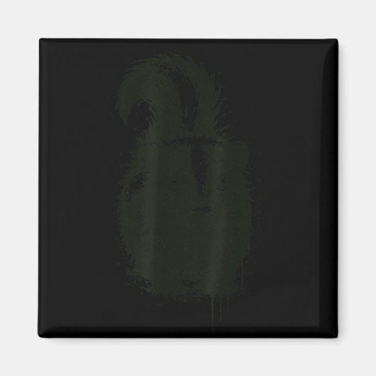 Skunk Ink Art Nge Aesthetic Pest Forest Animal Rtr マグネット (正面)