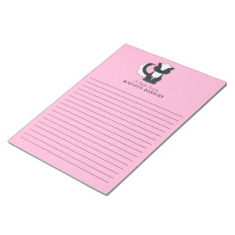 Skunk Kid可愛いウッドランド固定メモ帳 ノートパッド