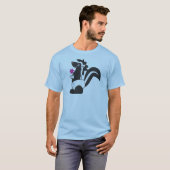 Skunkdudeの男性Tシャツ-大活字 Tシャツ (正面フル)