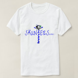 Skunkersのオーガーの基本的な氷の魚釣り Tシャツ