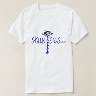 Skunkersのオーガーの基本的な氷の魚釣り Tシャツ