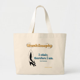 Skunkilosophy：私は大きなトートバッグを臭わせる ラージトートバッグ