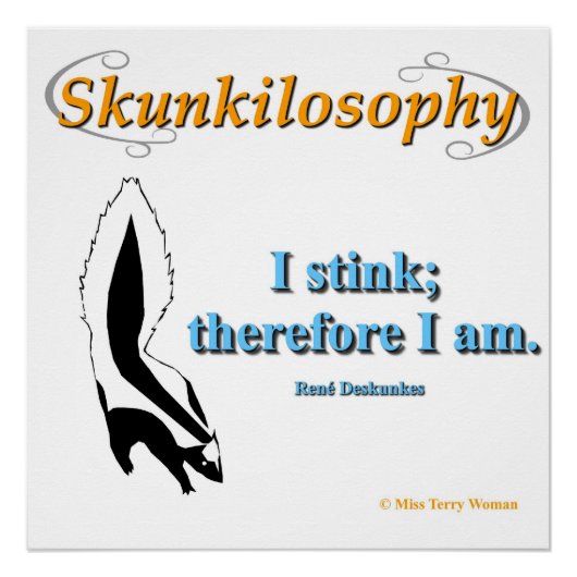 Skunkilosophy: I Stink ポスター (正面)