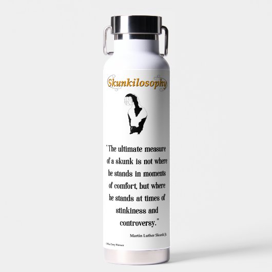 Skunkilosophy: skunkの究極の測定 ウォーターボトル (正面)