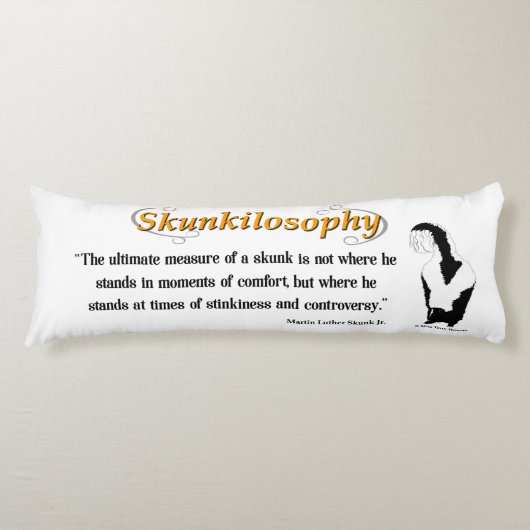 Skunkilosophy: Skunk体Cuの究極の測定 ボディピロー (正面)