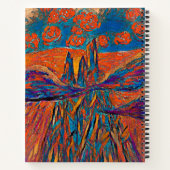 SkyとMonogramの表現バラ ノートブック (裏面)