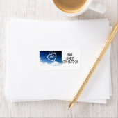 SKYの住所 シールで*ありがとう*書と言う ラベル (インサイチュ)