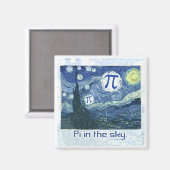 Skyギフトアイディアのパイ マグネット (正面/裏面)