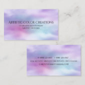 Skyグかわいらしラフカラフルィックデザイナー 名刺 (正面/裏面)