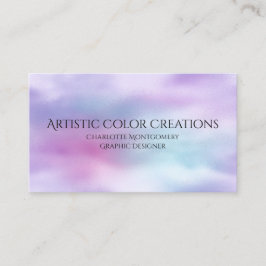 Skyグかわいらしラフカラフルィックデザイナー 名刺