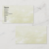 Skyテクスチャ – 淡い黄色 名刺 (正面/裏面)