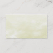 Skyテクスチャ – 淡い黄色 名刺 (裏面)