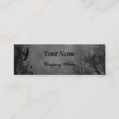 Sky 幽霊のよく出る with Ravens and QRコードカスタム スキニー名刺 (正面)