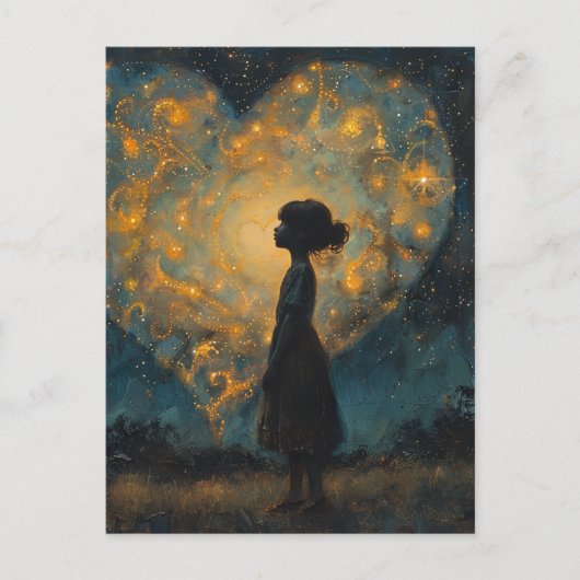 Sky AIのハートがアートを生み出した ポストカード (正面)