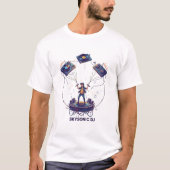 Sky Beats DJ Tee – Where Music Takes Flight Tシャツ (正面)