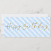 Sky Birthday Driving Lessons Gift Voucher Card 招待状 (裏面)
