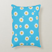 Sky Bloom Daisies アクセントクッション (正面(垂直))