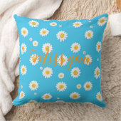 Sky Bloom Daisies クッション (ブランケット)