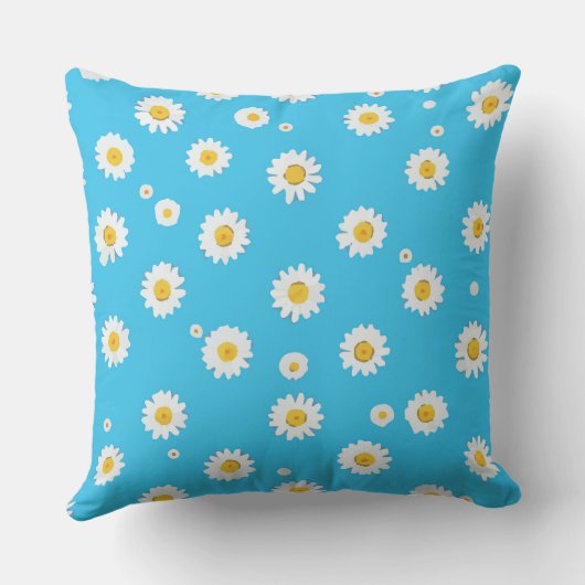 Sky Bloom Daisies クッション (裏面)