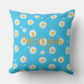 Sky Bloom Daisies クッション (正面)