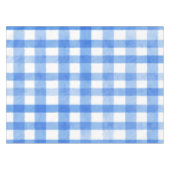 Sky Blue and White Pattern Tablecloth Dining Set テーブルクロス (正面(横))