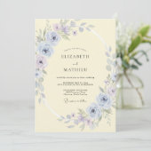 Sky Blue Blissful Spring Wedding 招待状 (スタンド正面)