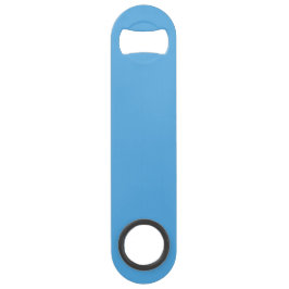 Sky Blue Bottle Opener Custom Text Bar Key Gift スピード栓抜き