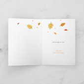 Sky Blue | Chocolate Candy Corn Couple | Fall シーズンカード (内部)