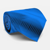 Sky Blue Futuristic Abstract Diagonal Pattern Art ネクタイ (ロール)