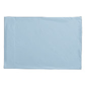 Sky Blue Greek Key Monogram Standard Pillow Case 枕カバー (裏面)