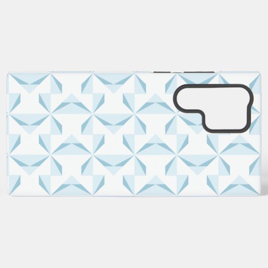 Sky Blue Pinwheels Samsung Galaxyケース (裏面横)