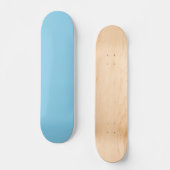 Sky Blue Solid Color スケートボード (正面)