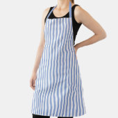 Sky Blue Stripe Pattern Apron エプロン (インサイチュ)