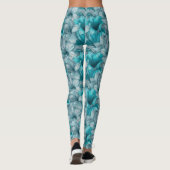 Sky Blue Yoga Amaryllis Sparkle Womens Wear レギンス (裏面)