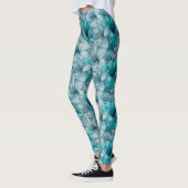 Sky Blue Yoga Amaryllis Sparkle Womens Wear レギンス (左)